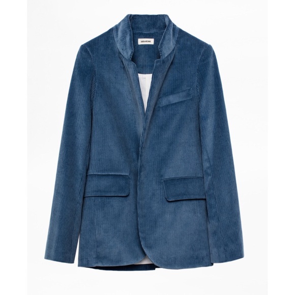 Zadig and Voltaire very velours blazer jacket NEW - Picture 3 of 8